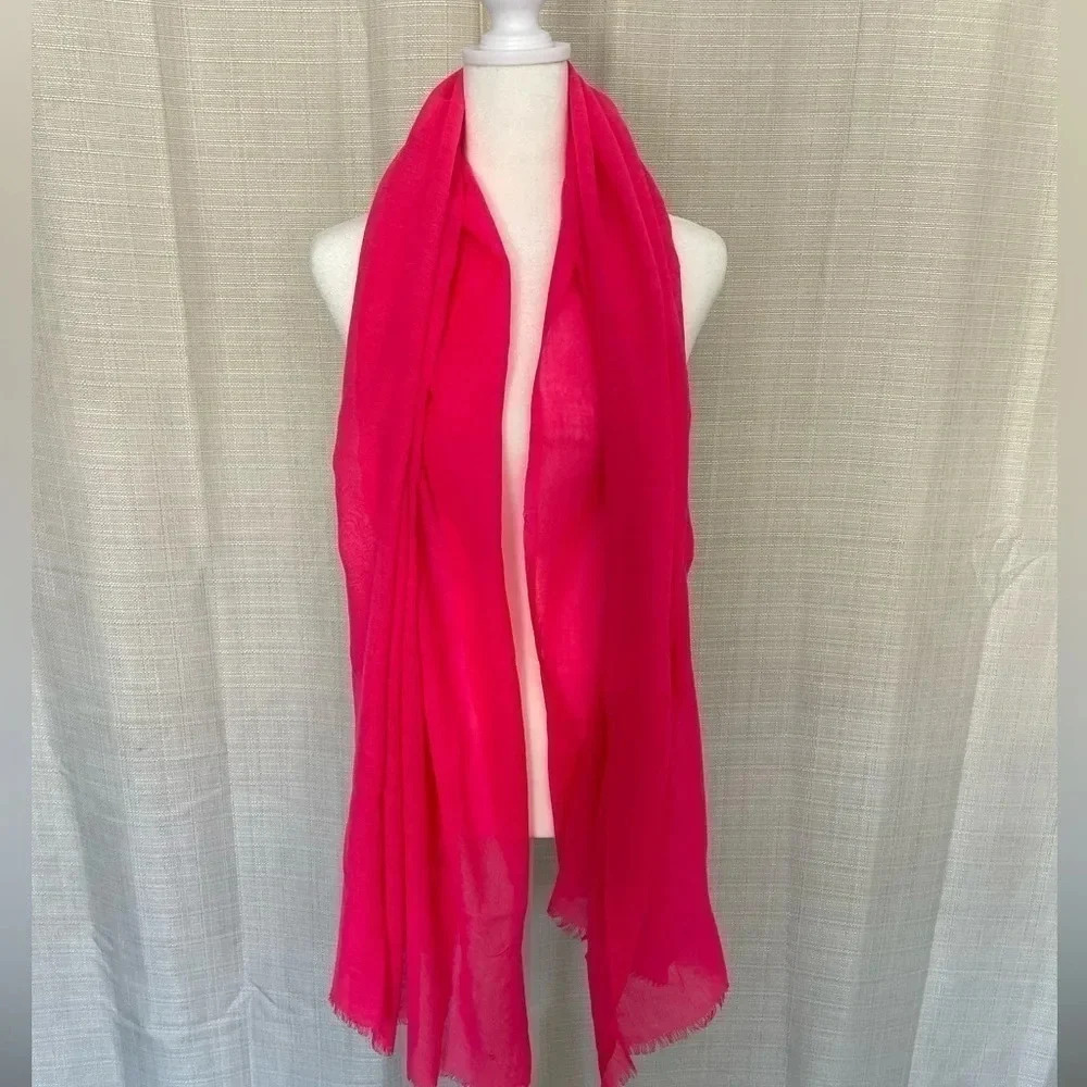 Women's H&M Bright Pink Scarf